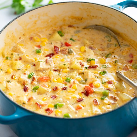 Chicken Corn Chowder - Recipe photo by TheCozyCook
