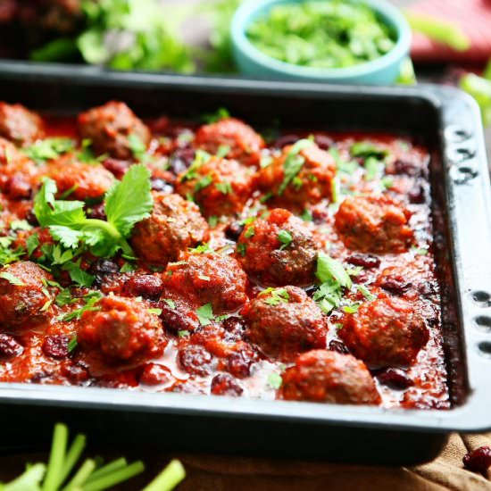 Lamb Meatballs with Sweet and Sour - Recipe photo by angiesrecipes