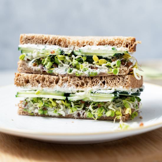 CUCUMBER SANDWICH - Recipe photo by healthyfitnessmeals
