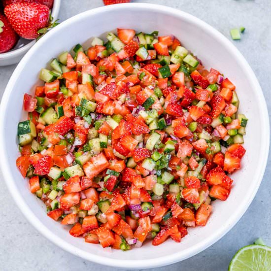 STRAWBERRY SALSA - Recipe photo by healthyfitnessmeals