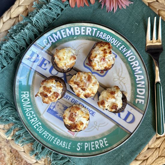 cream cheese filled mushrooms - Recipe photo by christinascucina