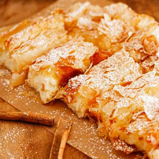 Easy Greek Bougatsa Recipe - Recipe photo by PastryWishes