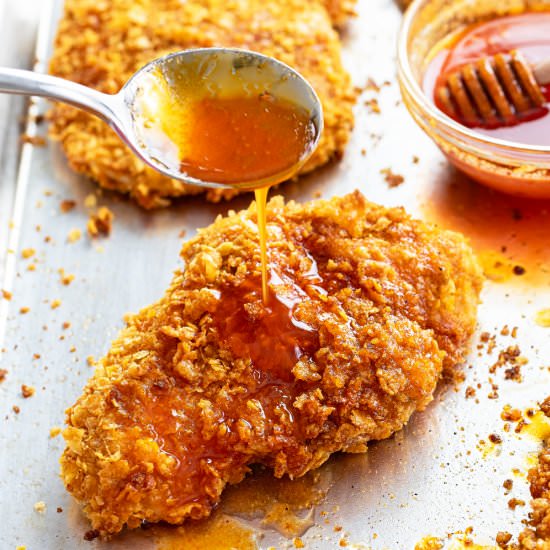 Hot Honey Chicken - Recipe photo by TheCozyCook