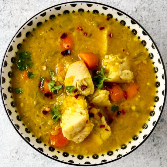Lentil and Turkey Soup - Recipe photo by the food blog