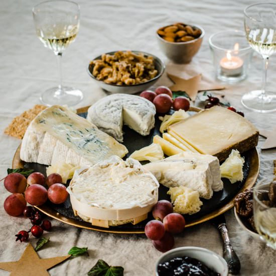 French Cheese Platter for Christmas - Recipe photo by zesttangerine