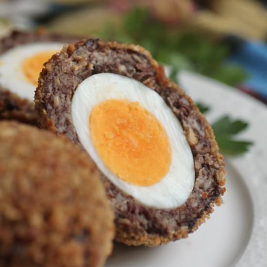 black pudding scotch eggs - Recipe photo by christinascucina