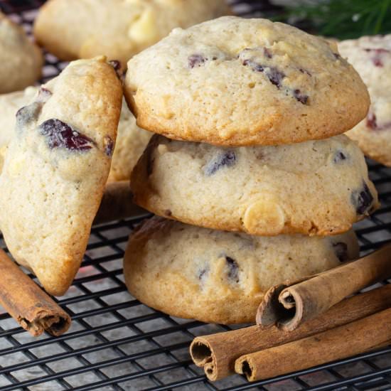 Eggnog Cranberry Cookies - Recipe photo by artandthekitchen