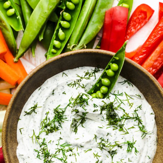 Yogurt Dill Veggie Dip - Recipe photo by myeverydaytable