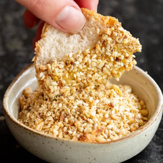 Quick 2 Minute Dukkah - Recipe photo by Wandercooks