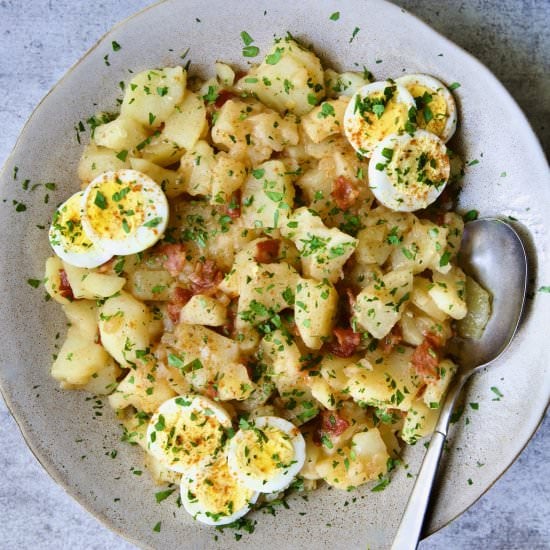 German Potato Salad - Recipe photo by fromachefskitchen