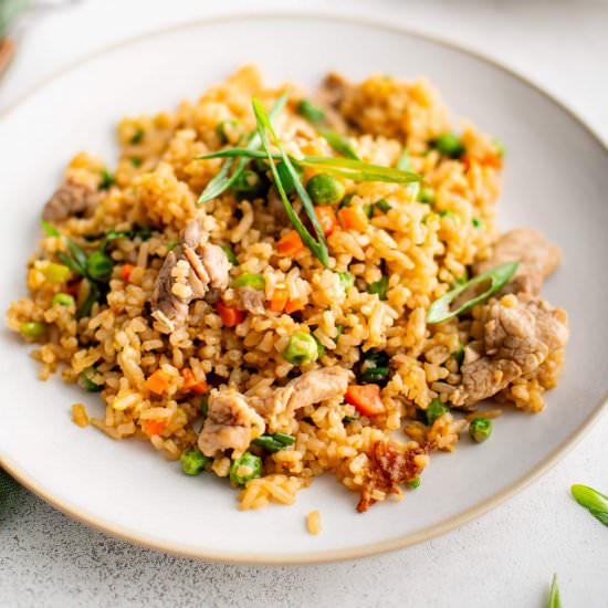 Pork Fried Rice - Recipe photo by theforkedspoon