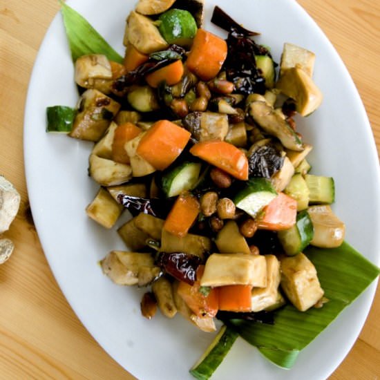 Kung Pao Mushrooms - Recipe photo by Taste of Asian Food