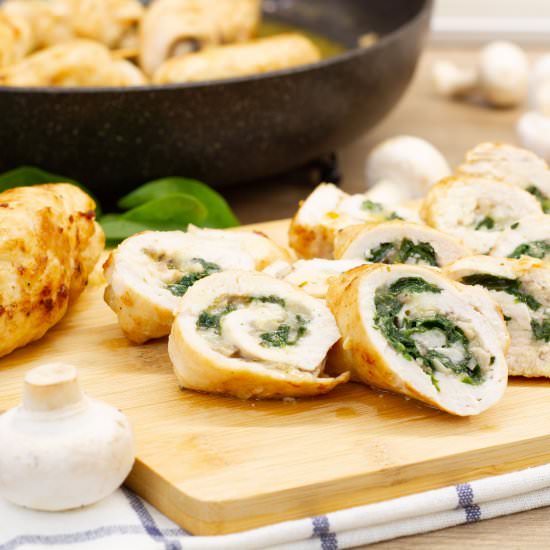 Chicken involtini - Recipe photo by mecooks.com