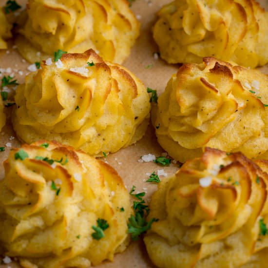 Easy Duchess Potatoes - Recipe photo by KitchenSanctuary