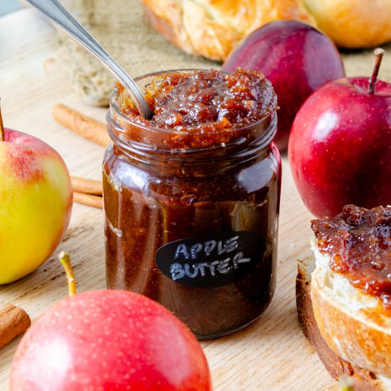 stovetop apple butter - Recipe photo by TheFrayedApron