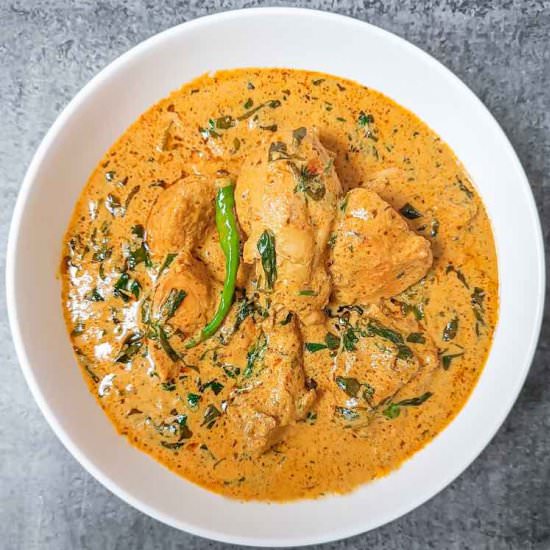 Methi Malai Chicken - Recipe photo by Homemakerjob-1