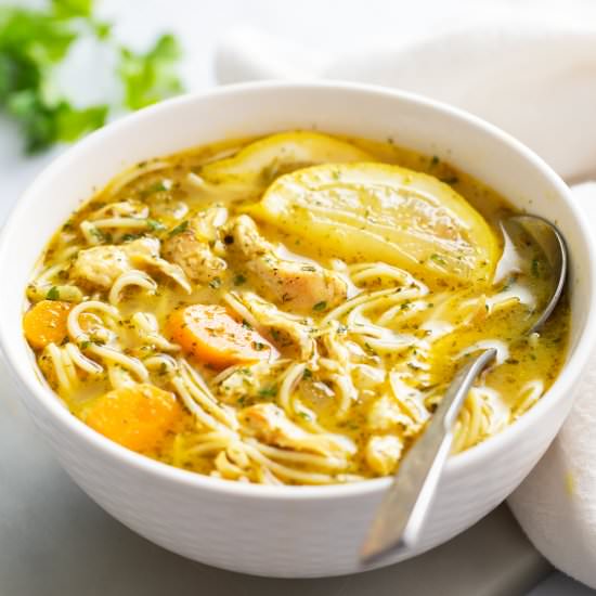 Lemon Chicken Soup - Recipe photo by TheCozyCook