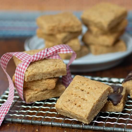 gluten free shortbread squares - Recipe photo by a zest for life