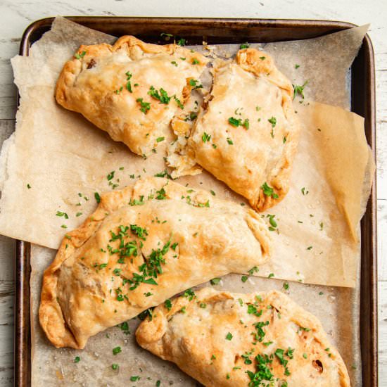 Vegan Cornish Pasties - Recipe photo by Connoisseurus Veg