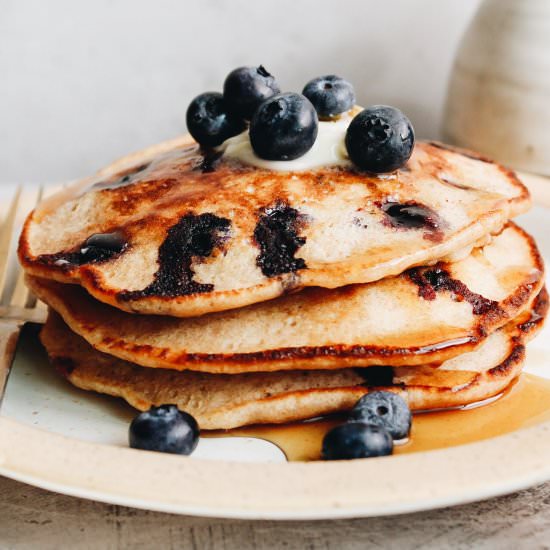 Blueberry Lemon Pancakes - Recipe photo by thefigjar