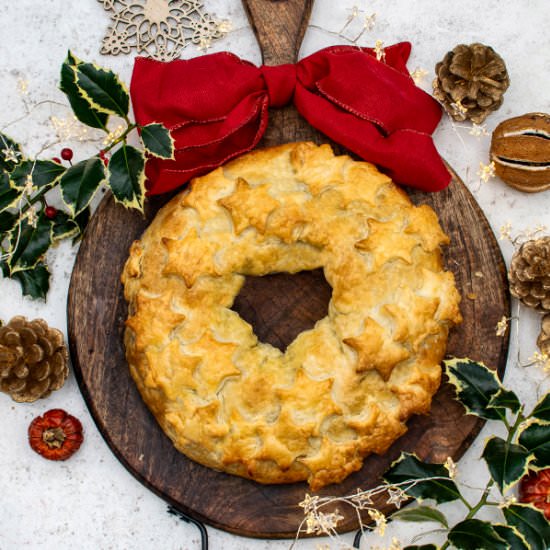 Vegan Wellington Wreath - Recipe photo by theflexitarian