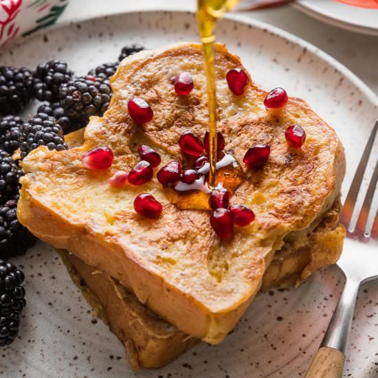 Eggnog French Toast - Recipe photo by nourishandfete