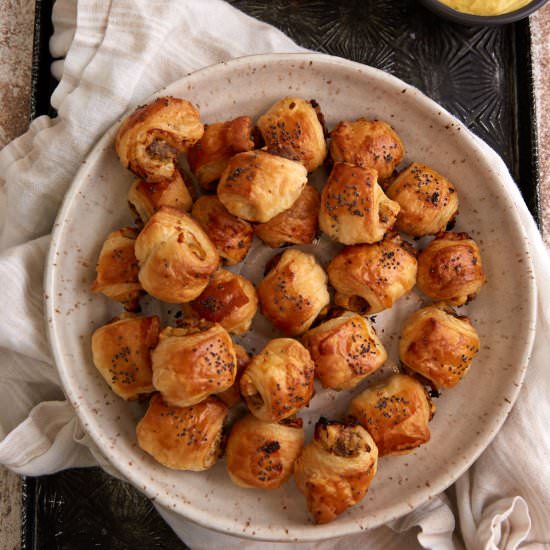 Puff Pastry Sausage Rolls - Recipe photo by Barbara Curry