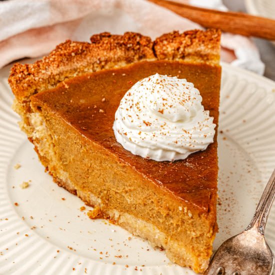 Keto Pumpkin Pie - Recipe photo by lowcarbafrica