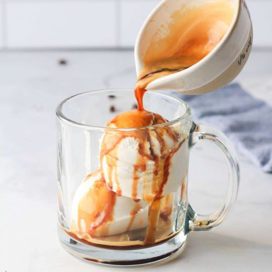 Vegan Affogato - Recipe photo by My Life After Dairy