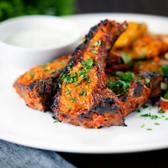 Easy Indian Tandoori Lamb Chops - Recipe photo by Brian Jones
