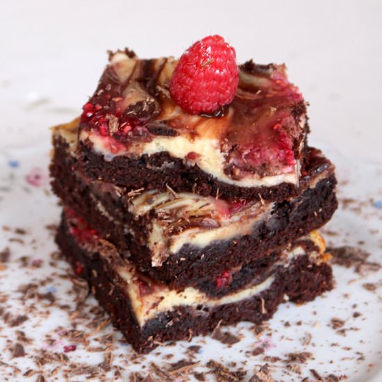 Best Raspberry Chocolate Brownies - Recipe photo by 5 star cookies