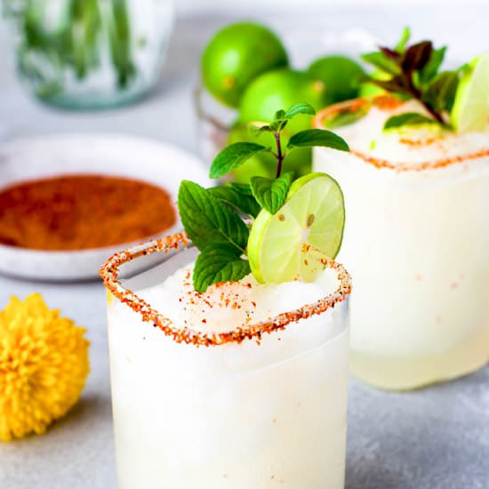 Frozen Mezcal Margarita - Recipe photo by Flavor Mosaic