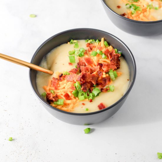 Dairy-Free Potato Soup - Recipe photo by My Life After Dairy