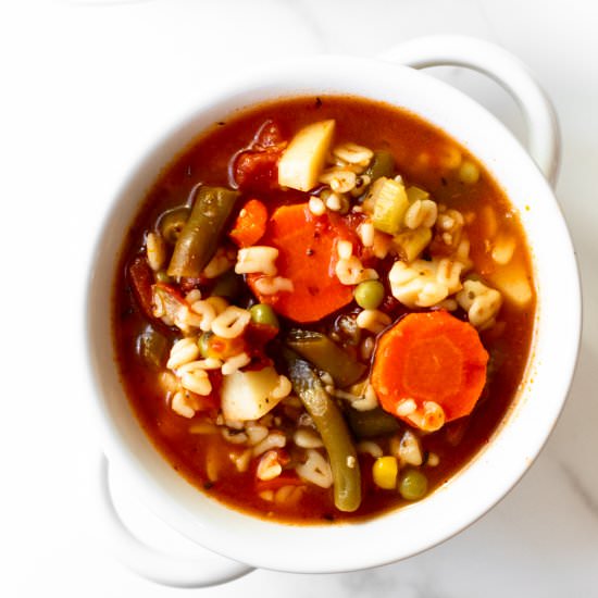Alphabet Vegetable Soup - Recipe photo by simpleeverydayrecipes