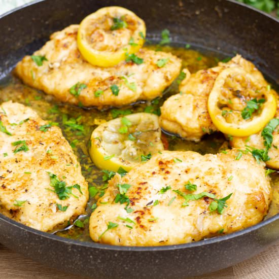Chicken in lemon sauce - Recipe photo by mecooks.com