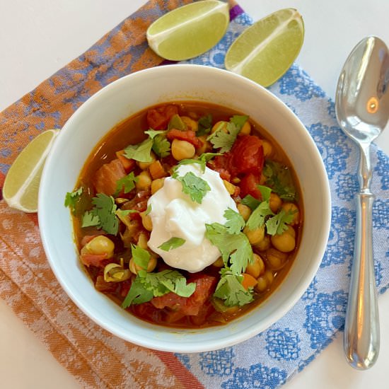 Curry Spiced Chickpea Stew - Recipe photo by The Radish