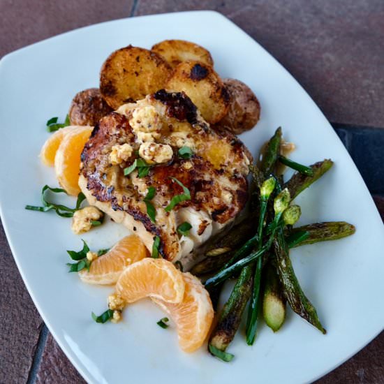 Seared Ling Cod with Citrus Butter - Recipe photo by Culinary Seasons