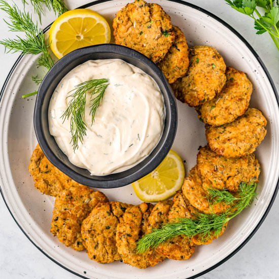 Air Fryer Salmon Patties - Recipe photo by Flavor Mosaic