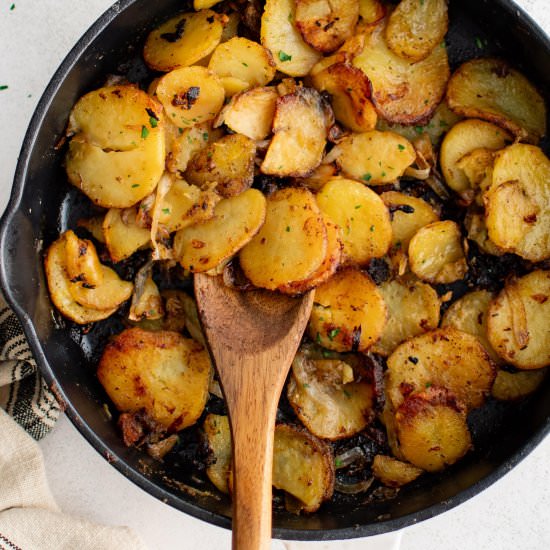 Fried Potatoes and Onions - Recipe photo by theforkedspoon