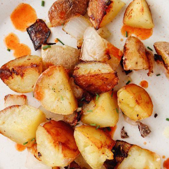 Skillet Fried Potatoes & Onions - Recipe photo by thefigjar