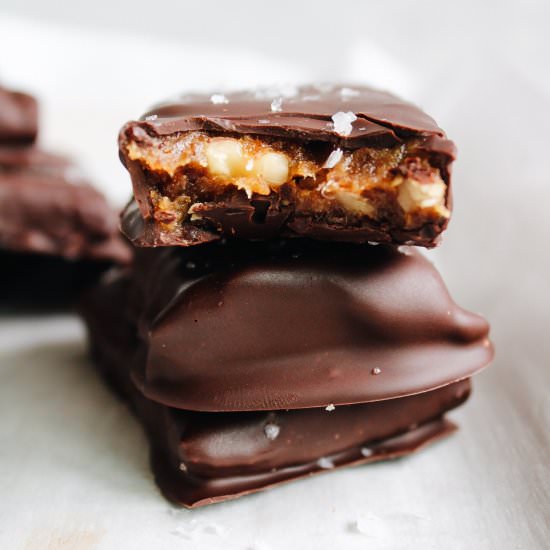 Chocolate Date Bars - Recipe photo by thefigjar