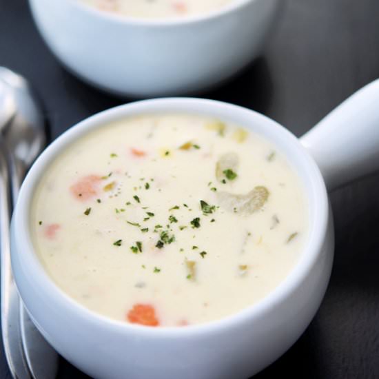 Creamy Chicken Pastina Soup - Recipe photo by Carries Experimental Kitchen
