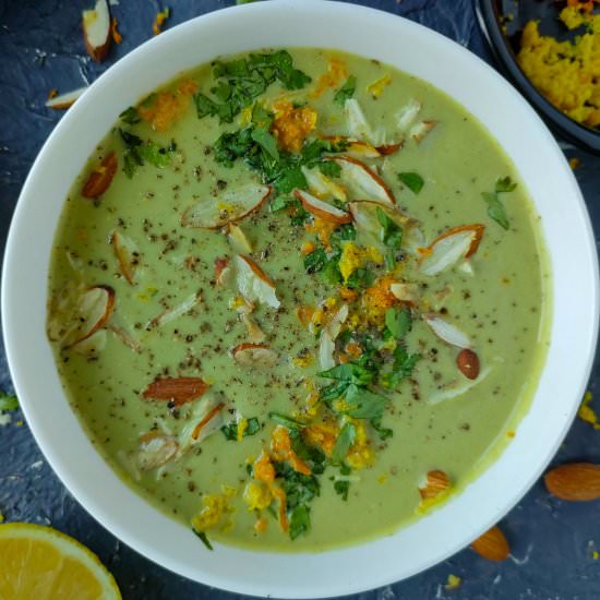 Healthy and Creamy Almond Broccoli - Recipe photo by Sheeba@gohealthy