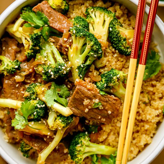 Paleo Beef and Broccoli - Recipe photo by Crave-Worthy