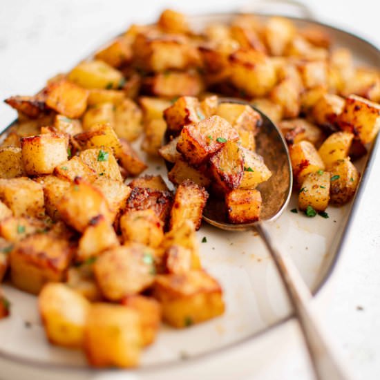 Air Fryer Breakfast Potatoes - Recipe photo by theforkedspoon