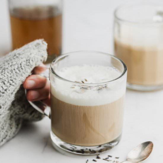 Lavender Latte - Recipe photo by myeverydaytable