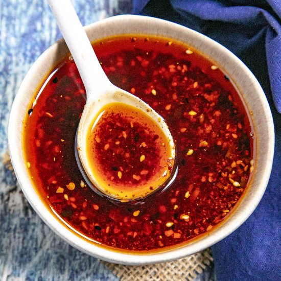 Rayu (Japanese Chili Oil) - Recipe photo by ChiliPepperMadness