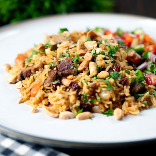 Lamb Kabsa Levantine Rice - Recipe photo by Brian Jones