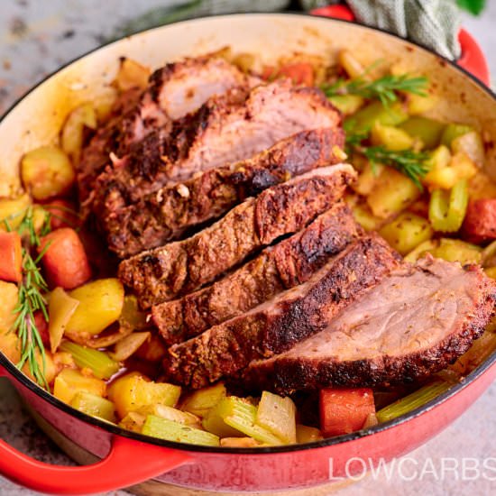 Sunday Pork Roast - Recipe photo by lowcarbspark