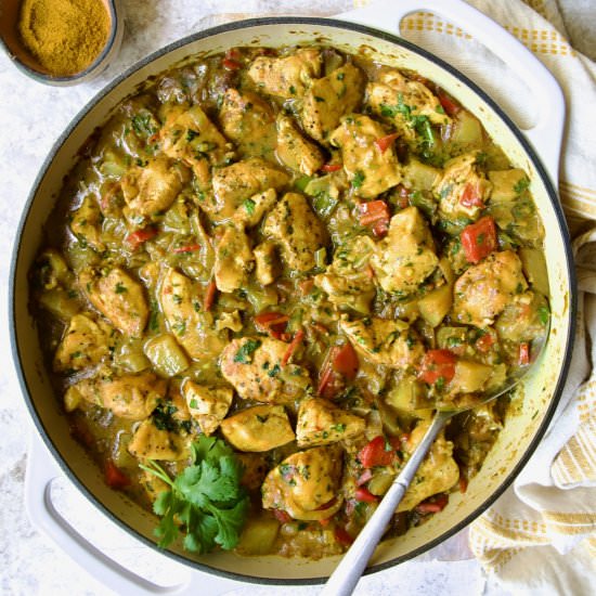 Chicken Potato Curry - Recipe photo by fromachefskitchen